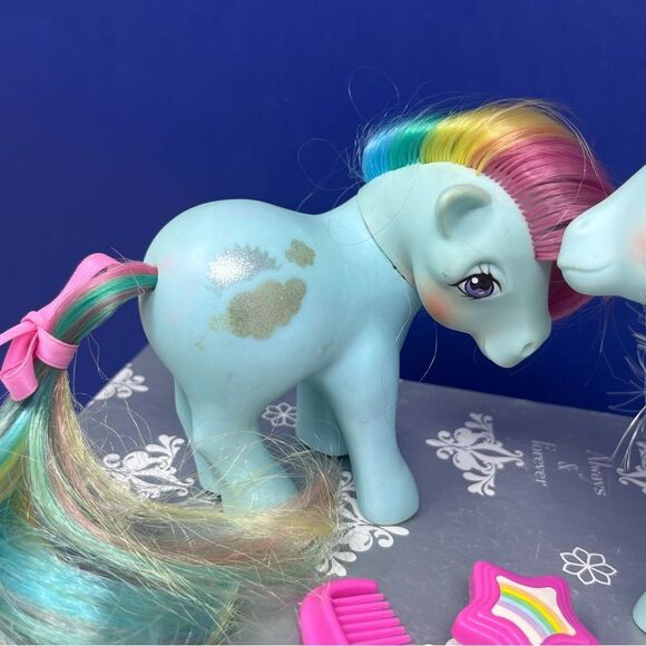 1983 G1 Sunlight Rainbow & Unicorn Sunbeam My Little Pony Hong Kong - Picture 3 of 13